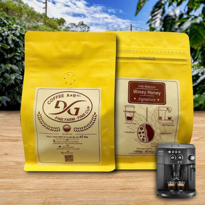 Winey Honey | Cà Phê Đặc Sản VN 100% Fine Robusta 85 SCA | Cà Phê Pha Máy | Cà Phê Đặc Sản Đỗ Gia | Đỗ Gia Specialty