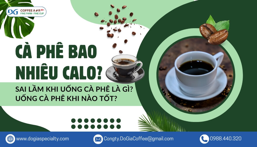 Cà Phê Bao Nhiêu Calo? Sai Lầm Khi Uống Cà Phê Và Uống Cà Phê Khi Nào Tốt? | Đỗ Gia Specialty