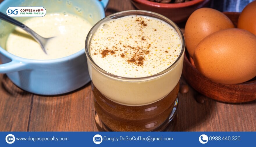 Một ly cà phê trứng ngon là hương vị thơm ngon, không tanh