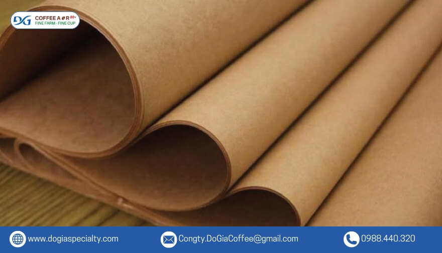 Một sản phẩm làm từ cà phê khác là giấy
